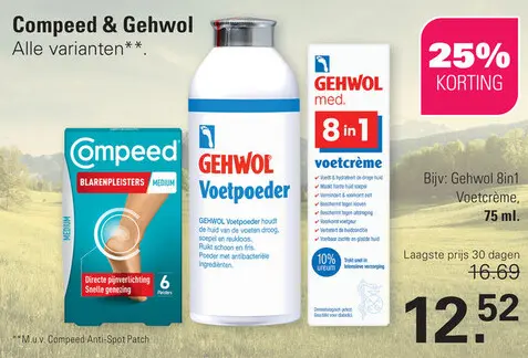 Aanbieding: Compeed & Gehwol