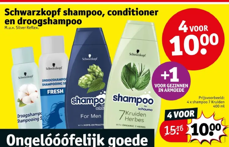 Aanbieding: Schwarzkopf shampoo, conditioner en droogshampoo
