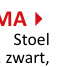 Aanbieding: Stoel Atacama 46x48x80cm - kunststof - zwart