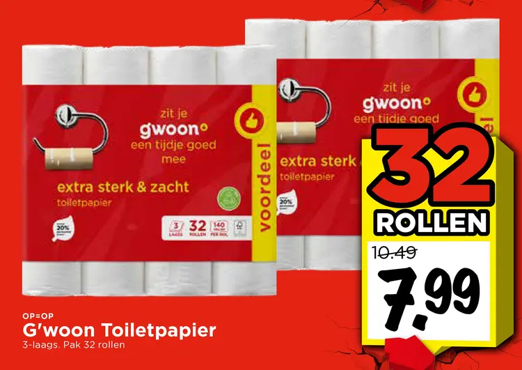 Aanbieding: Toiletpapier