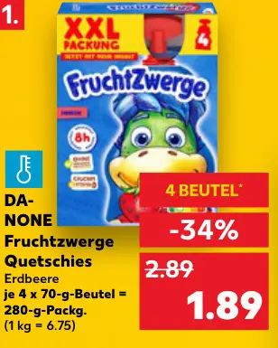 Aanbieding: FruchtZwerge Quetschies