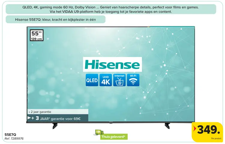 Promotie: Hisense 55E7Q TV