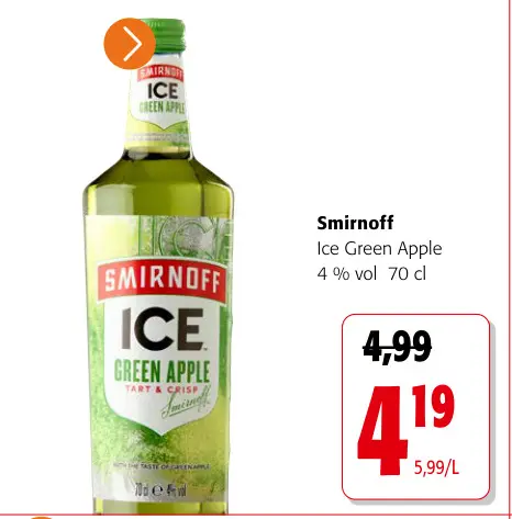 Promotie: Ice Green Apple