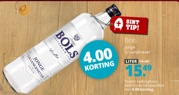 Aanbieding: Bols Jonge Graanjenever