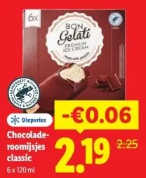 Aanbieding: Chocoladeroomijsjes classic
