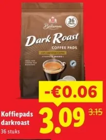 Aanbieding: Koffiepads darkroast