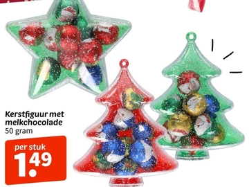 Aanbieding: Kerstfiguur met melkchocolade