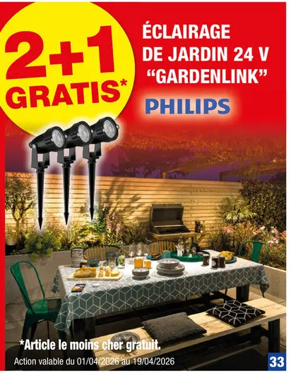 Offre: Éclairage de jardin
