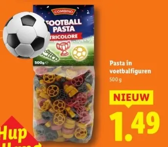 Aanbieding: Combino football pasta tricolore