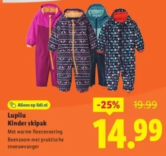 Aanbieding: Kinder skipak