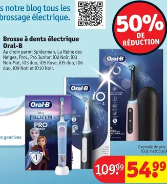 Offre: Brosse à dents électrique