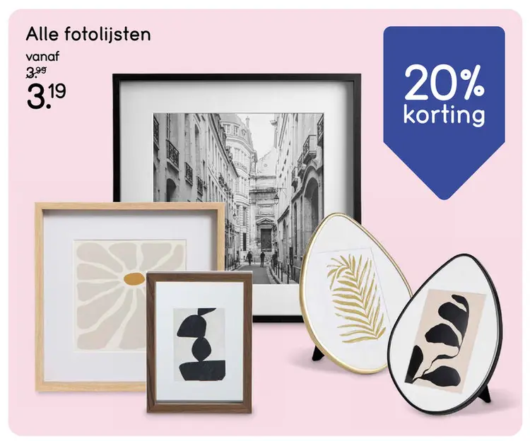 Aanbieding: Alle fotolijsten
