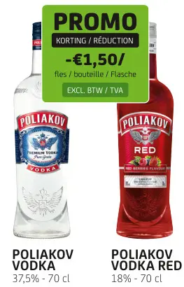 Promotie: Vodka of Vodka Red
