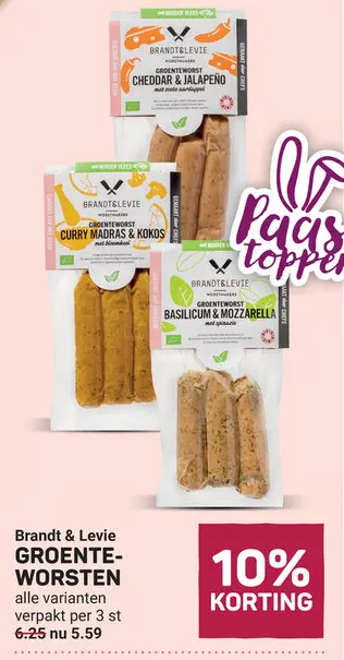 Aanbieding: Groente-worsten