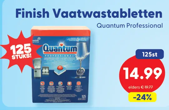 Aanbieding: Vaatwastabletten Quantum Professional