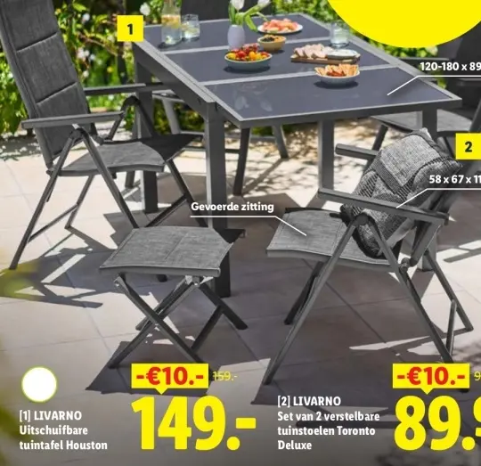Aanbieding: Uitschuifbare tuintafel Houston