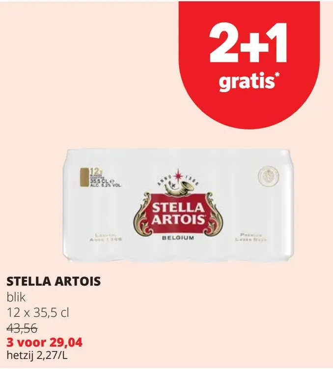 Promotie: Stella artois