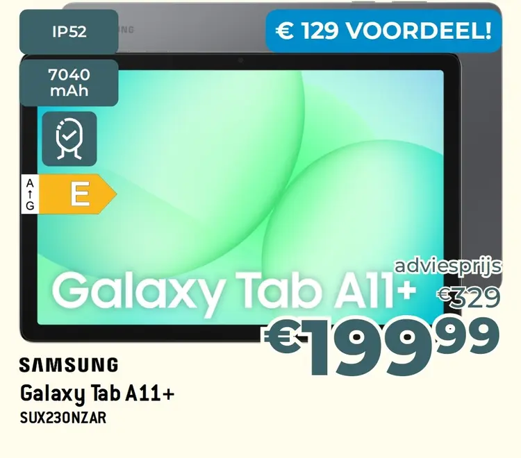 Promotie: Galaxy Tab A11+