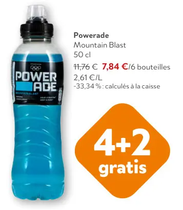 Offre: Powerade Mountain Blast