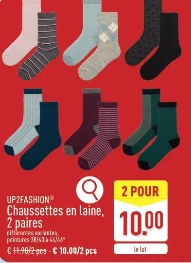 Offre: Chaussettes en laine