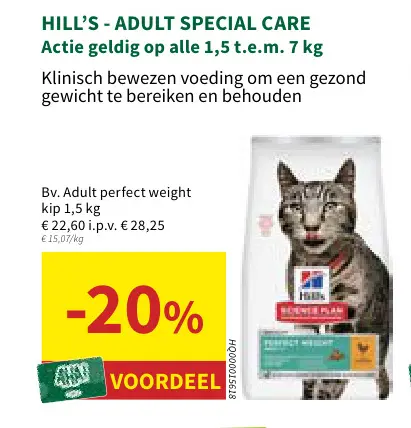 Promotie: Hill's Adult special care