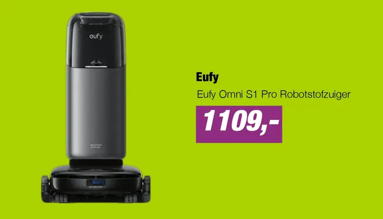 Aanbieding: Eufy Omni S1 Pro Robotstofzuiger