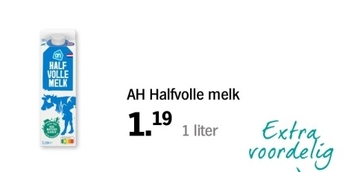 Aanbieding: AH Halfvolle melk