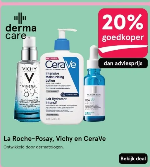 Aanbieding: La Roche-Posay, Vichy en CeraVe