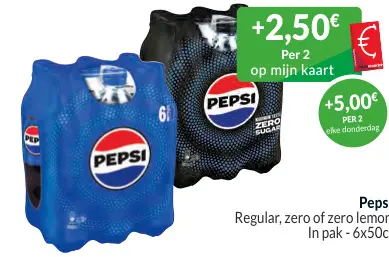 Promotie: Regular, zero of zero lemon