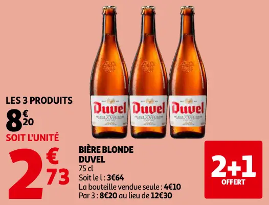 Promotie: Bière blonde Duvel