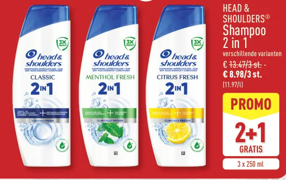 Promotie: Shampoo 2 in 1