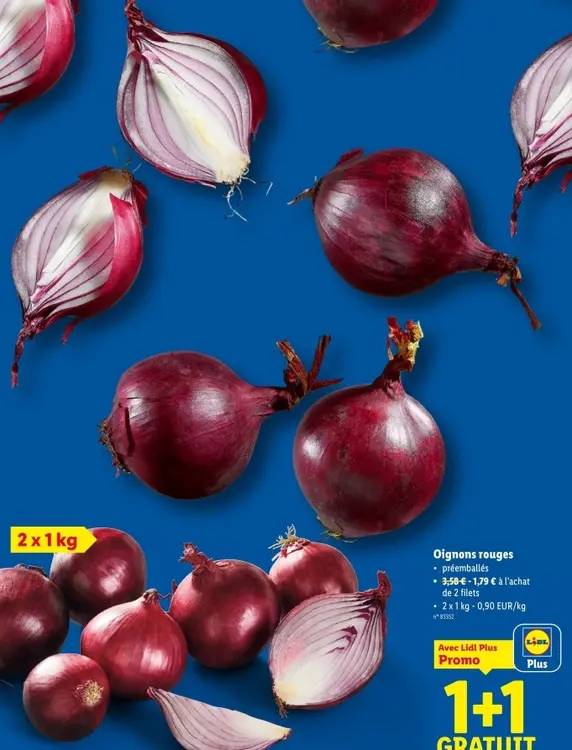 Offre: Oignons rouges
