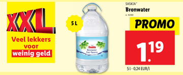 Aanbieding: Bronwater 