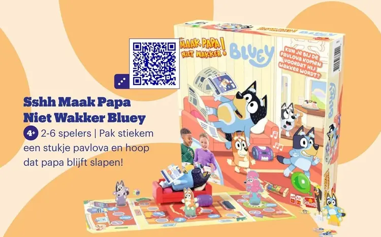 Promotie: Sshh Maak Papa Niet Wakker Bluey