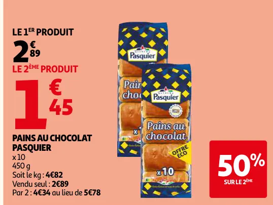 Promotie: Pains au chocolat