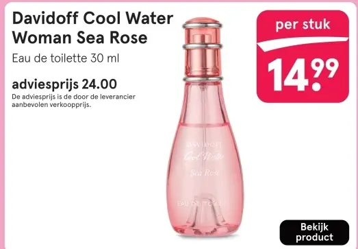 Aanbieding: Cool Water Woman Sea Rose