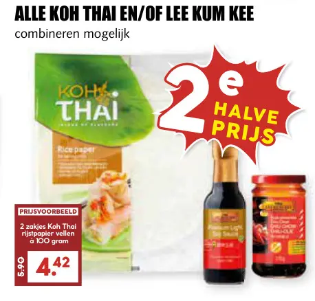 Aanbieding: Alle Koh Thai en/of Lee Kum Kee