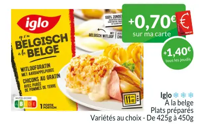 Offre: Chicons au gratin avec purée de pommes de terre