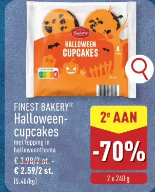 Promotie: Halloween-cupcakes