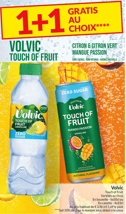 Offre: Volvic Touch of Fruit