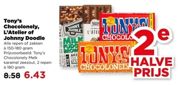 Aanbieding: Tony's Chocolonely, L'Atelier of Johnny Doodl