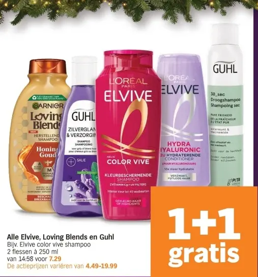 Aanbieding: Elvive, Loving Blends en Guhl