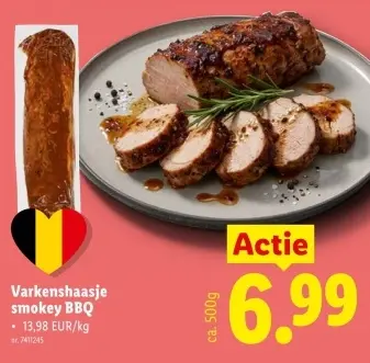 Promotie: Varkenshaasje smokey BBQ