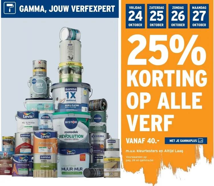 Aanbieding: Korting op alle verf