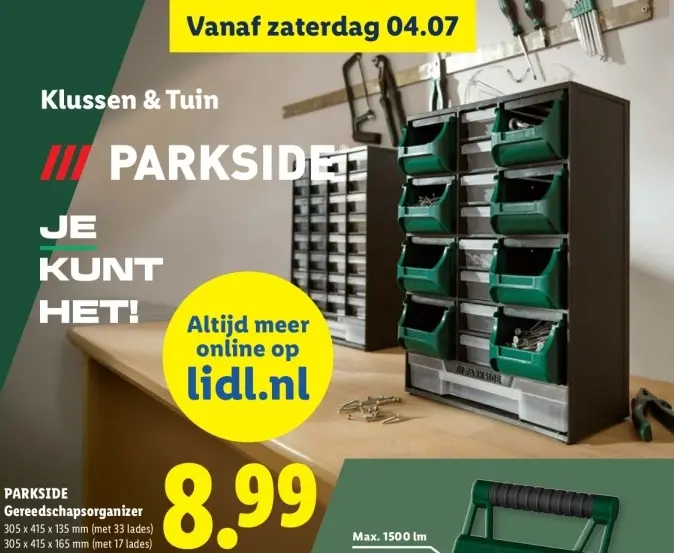 Aanbieding: Gereedschapsorganizer