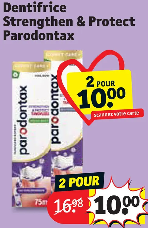 Offre: Dentifrice Strengthen & Protect