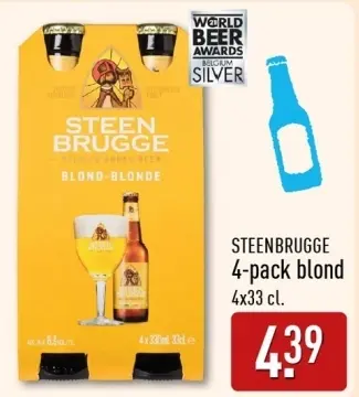 Aanbieding: STEENBRUGGE 4-pack blond