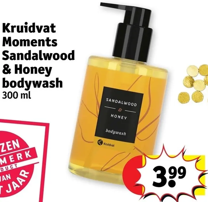 Aanbieding: Moments Sandalwood & Honey bodywash
