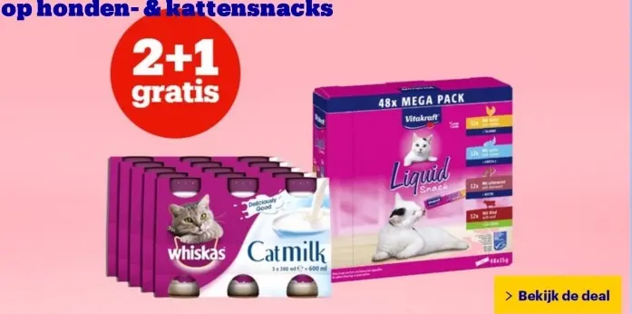 Aanbieding: Honden- & kattensnacks