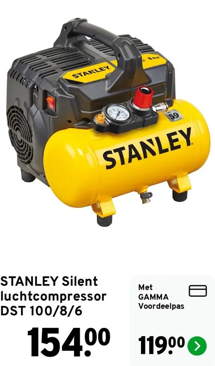 Aanbieding: Silent luchtcompressor DST 100/8/6